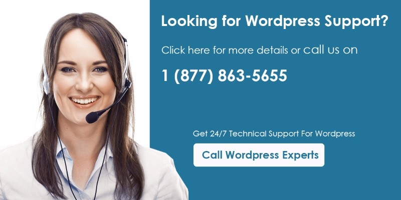 WordPress Tech Support phone Number 1 877 863 565