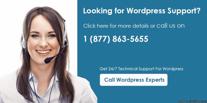 Wordpress tech support phone number-1 877 863 5655