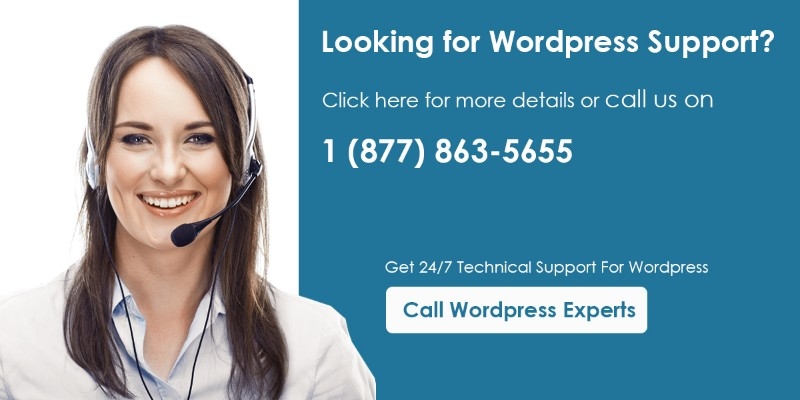 wordpress tech support phone number-1 877 863 5655